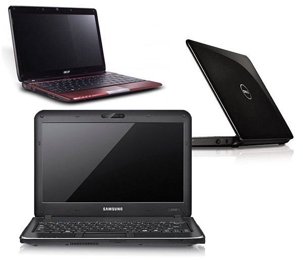 Acer Aspire Timeline 1810TZ, Dell Inspiron 11z и Samsung X120