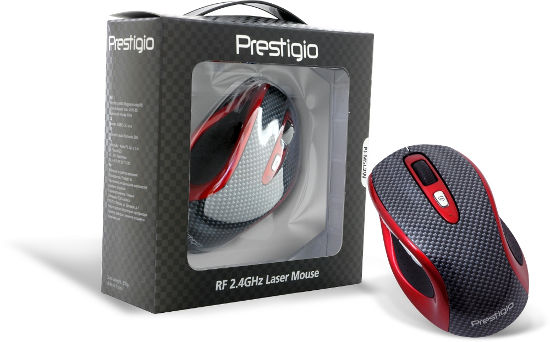 Prestigio Wireless Racer Mouse — беспроводная мышь с разными размерами