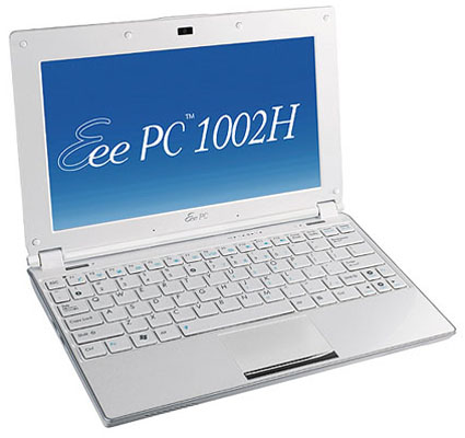 Новый нетбук ASUS Eee PC 1002H — процессор Atom N280 и 5 часов автономной работы