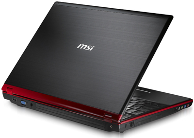 MSI GX623 — мультимедийно-игровой ноутбук с красивым корпусом