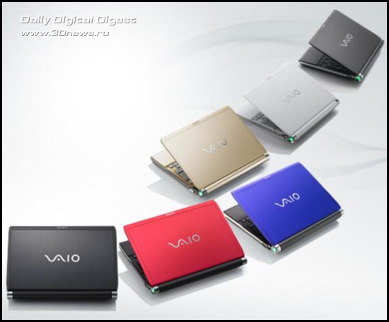 Sony VAIO T теперь на платформе Intel CULV и с Windows 7