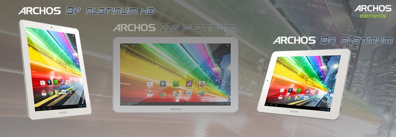 ARCHOS Platinum — новые недорогие планшеты