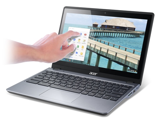 Acer C720P — хромбук с сенсорным экраном