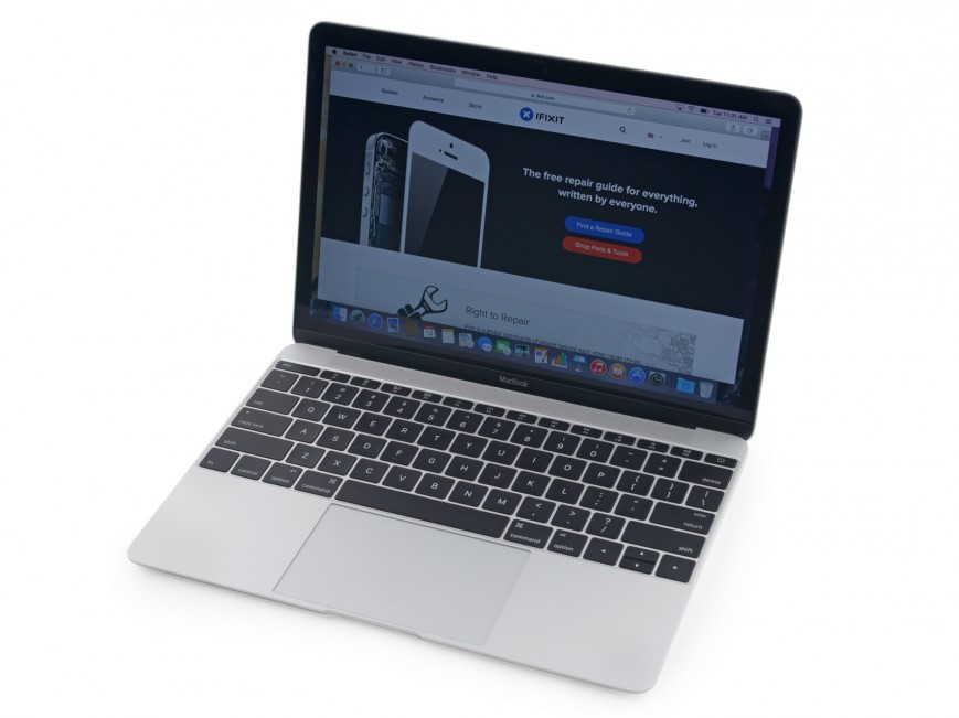 Новый MacBook очень сложно ремонтировать