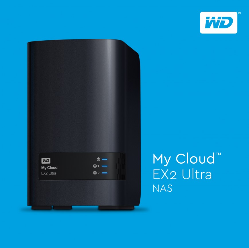 WD My Cloud EX2 Ultra — сетевое хранилище на 12 Тб