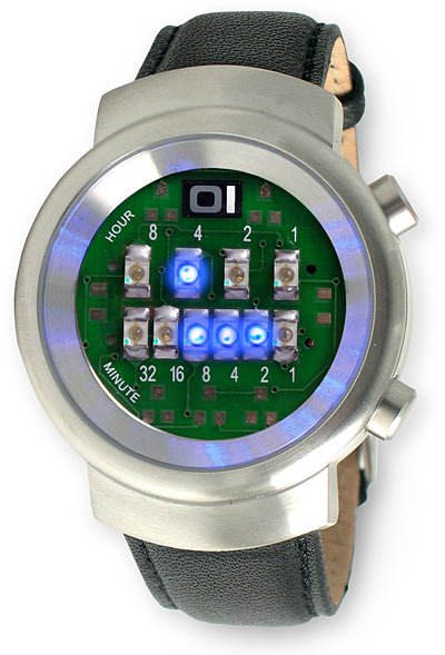 LED Binary Watch — бинарные часы для любителей считать