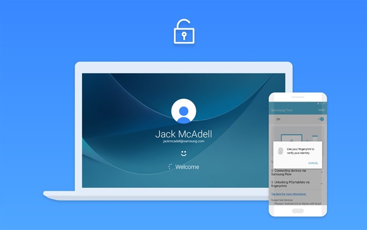 Скоро вы сможете разблокировать компьютер на Windows 10 при помощи смартфона Samsung