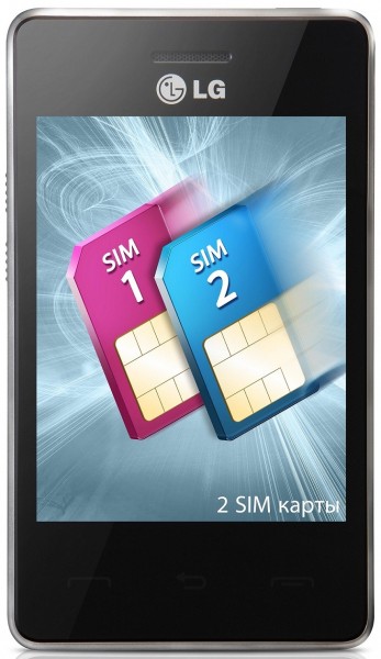 LG T375 — тачфон, поддерживающий две SIM-карты