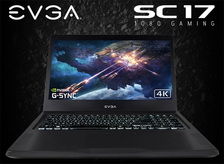 EVGA SC17 1080 — бескомпромиссный игровой ноутбук