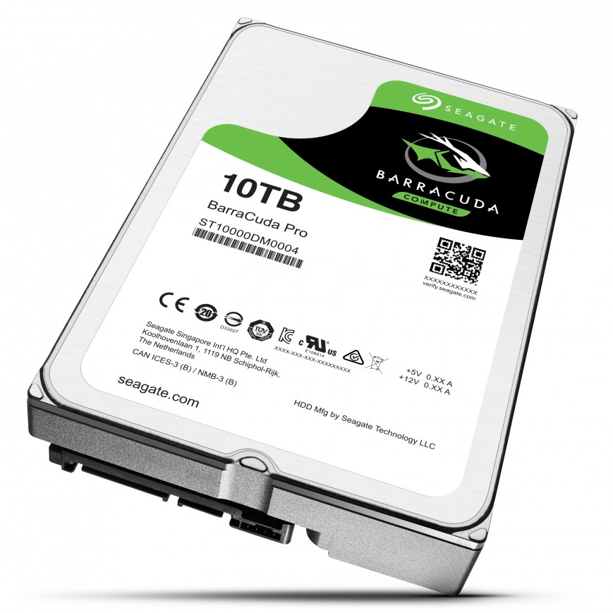 Новые жесткие диски от Seagate емкостью в 10 Тб