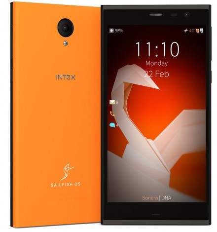 Intex Aqua Fish — бюджетный смартфон на Sailfish OS