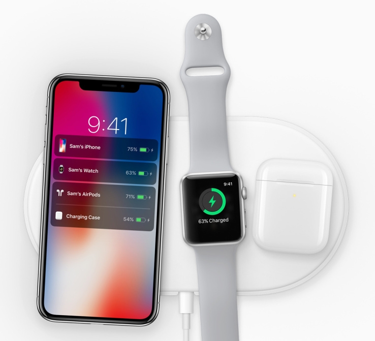 Зарядка Apple AirPower позволит заряжаться нескольким устройствам одновременно