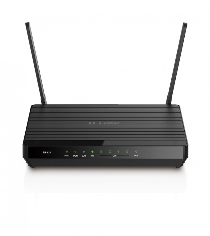 Маршрутизатор D-Link DIR-825/ACF с поддержкой сетей 802.11ac