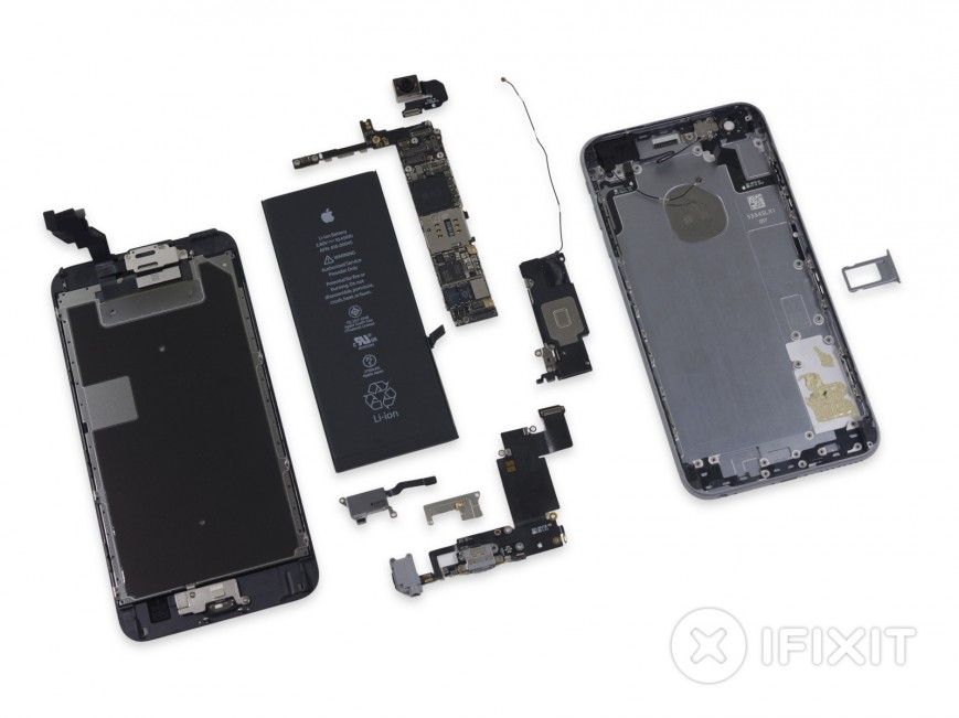 iPhone 6s Plus разобрали в iFixit