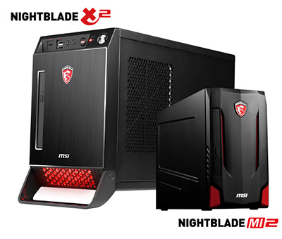 MSI Nightblade X2 и MI2 — новые игровые настольные компьютеры