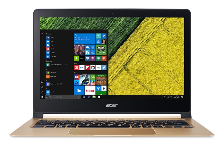 Супертонкий ноутбук Acer Swift 7 выходит в России