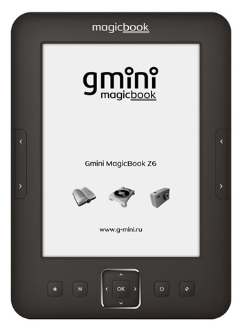 Gmini MagicBook Z6 — ридер на электронной бумаге нового поколения