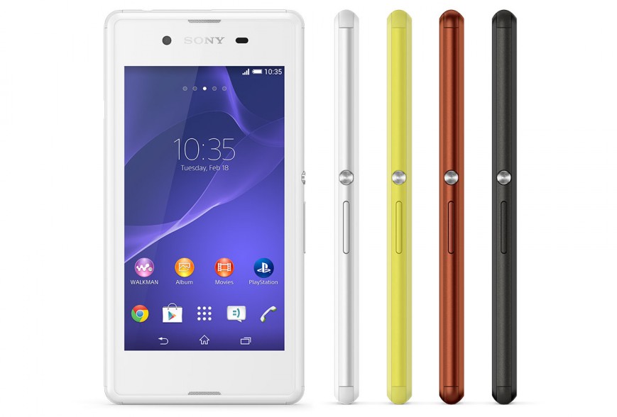 Sony Xperia E3 с одной и двумя SIM-картами скоро в России