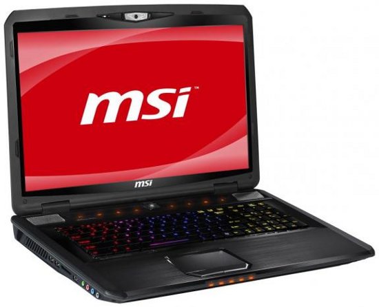 MSI GT780DX — мощный геймерский ноутбук с GeForce GTX 570M