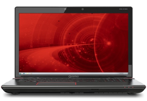 Toshiba Qosmio X875 обзавелся гибридным жестким диском