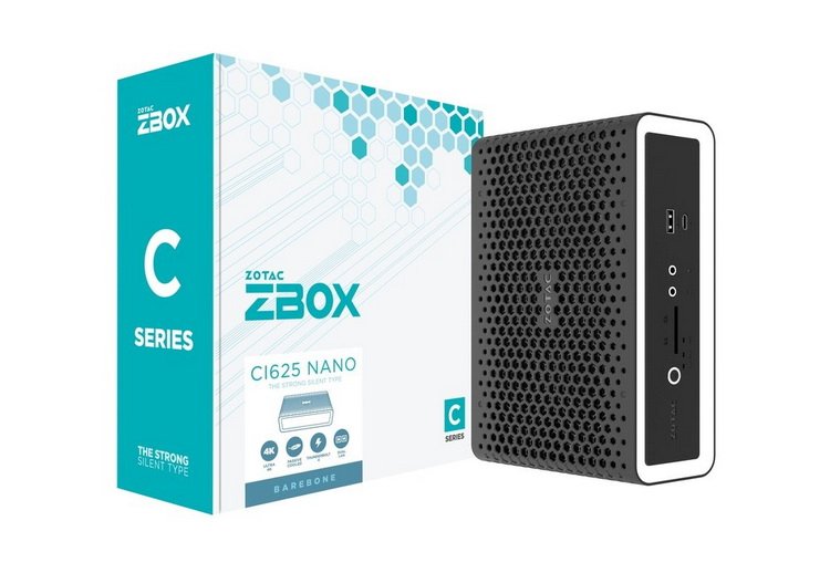 Скоро: Zotac Zbox Nano С-серии: небольшой Barebone-компьютер на платформе Tiger Lake