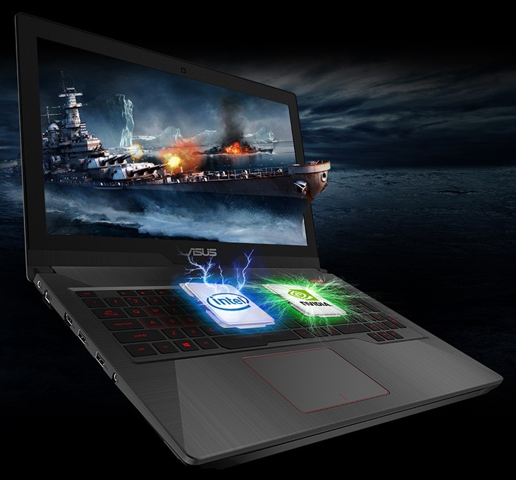 ASUS FX503 — производительный, но при этом достаточно тонкий ноутбук