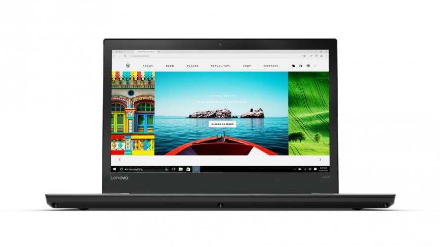 Lenovo ThinkPad A475 — новый ноутбук для бизнеса на платформе от AMD