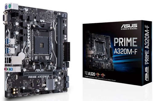 Представлена новая материнская плата ASUS Prime A320M-F для процессоров AMD