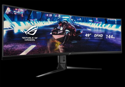 Представлен монитор для геймеров ASUS ROG Strix XG49VQ с диагональю 49 дюймов