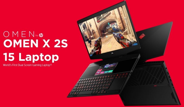 Представлен HP Omen X 2S — игровой ноутбук с двумя дисплеями