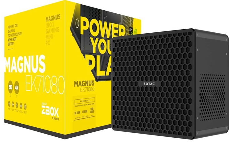 ZOTAC ZBOX Magnus EK71080 — небольшой ПК с мощными комплектующими